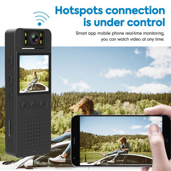 1080P Wifi HD Stable Riding Camera Wearable Video Recorder Comes With 64G SD Card - Image 11