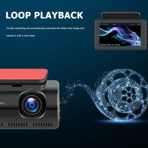 HD 1080P Car Dash Cam Front and Inside Dual Camera Comes With 32GB Card - Image 5