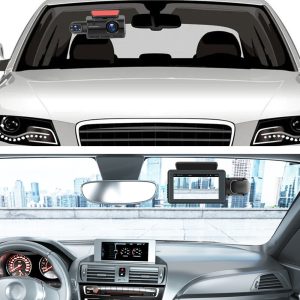 HD 1080P Car Dash Cam Front and Inside Dual Camera Comes With 32GB Card - Image 6