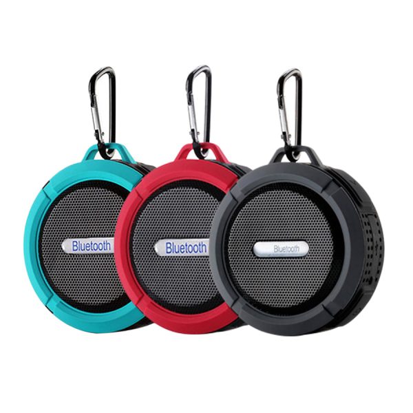Portable Waterproof Wireless Mini Bluetooth Music Speaker (Black) - Image 2