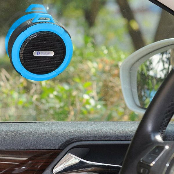 Portable Waterproof Wireless Mini Bluetooth Music Speaker (Black) - Image 7