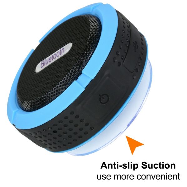 Portable Waterproof Wireless Mini Bluetooth Music Speaker (Black) - Image 8