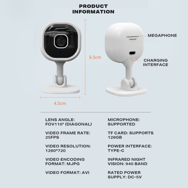 1080P HD WIFI Security Smart IP Camera Wireless Home CCTV System Indoor Monitor - Image 4