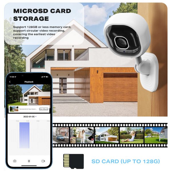 1080P HD WIFI Security Smart IP Camera Wireless Home CCTV System Indoor Monitor - Image 6