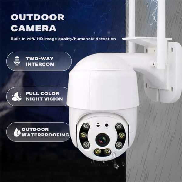 1080P Full HD Wireless Wifi IP Camera Home Security LED Bulb Lamp Light Camera - Image 3