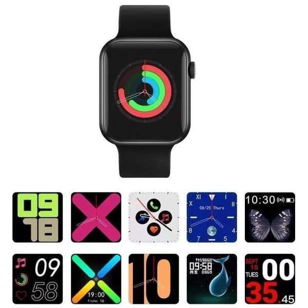 Smart Watch 44mm Bluetooth call Screen True Multidial Blood Oxygen Game Sports Mode Pro FOR IOS and Android White with 2 straps - Image 4