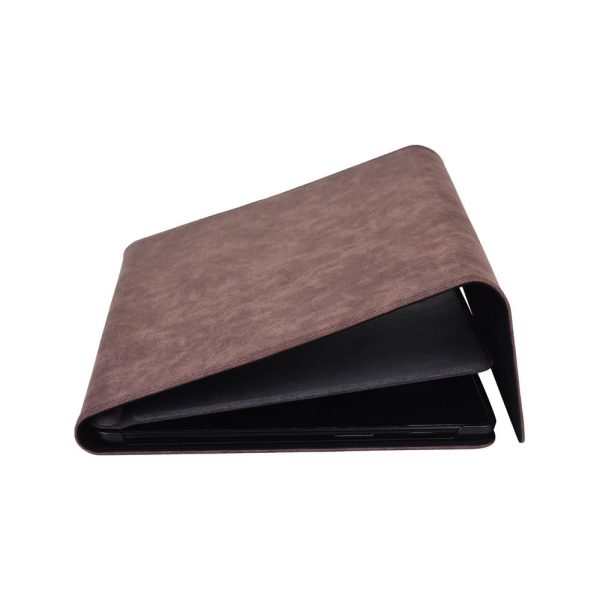 Light Gray Leather Tablet Case For Microsoft Surface Pro X With Power Bag - 13 Inch - Image 6