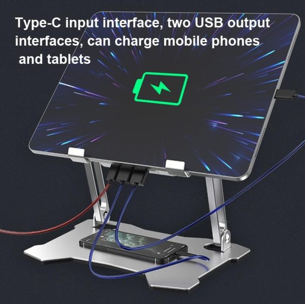 Aluminum Laptop Cooling Stand with 4 Fans - Image 6
