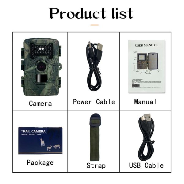 2 Lcd Infrared Night Vision Trail Camera For Wildlife Hunting - Image 3