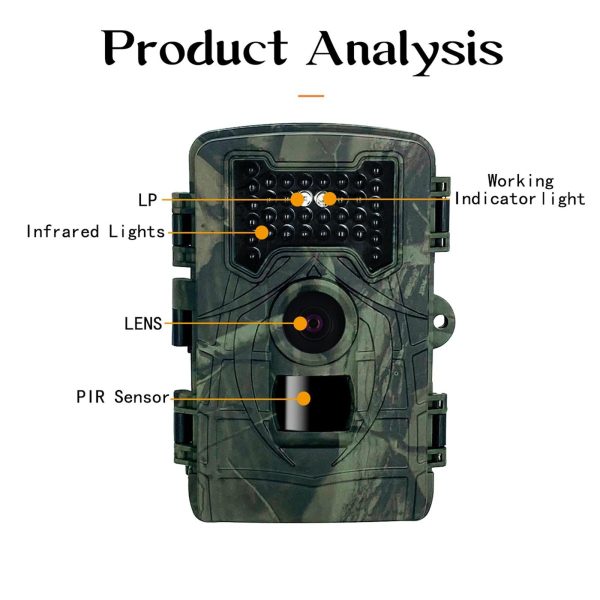 2 Lcd Infrared Night Vision Trail Camera For Wildlife Hunting - Image 4