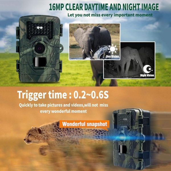 2 Lcd Infrared Night Vision Trail Camera For Wildlife Hunting - Image 6