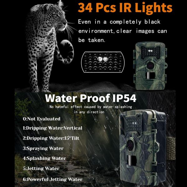 2 Lcd Infrared Night Vision Trail Camera For Wildlife Hunting - Image 7