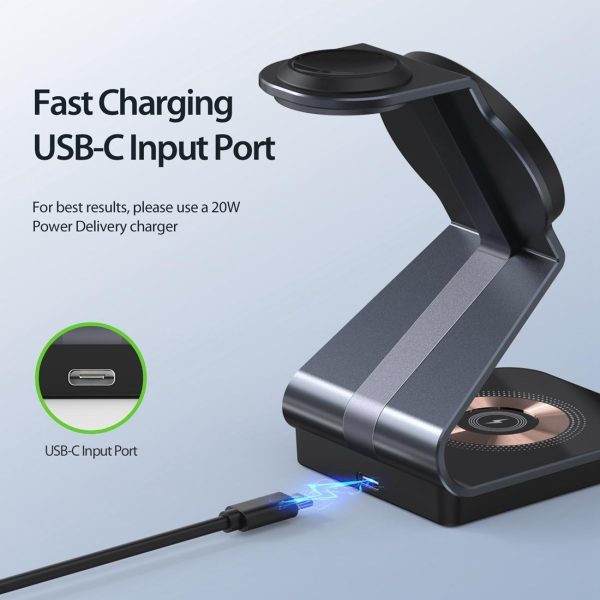 15W 3 In 1 Transparent Magnetic Wireless Charger - Image 9