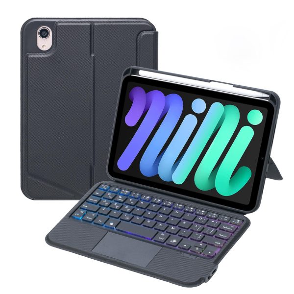 Split Type Bluetooth Keyboard Leather Case For Ipad Mini6 With Touch Backlight - Image 2