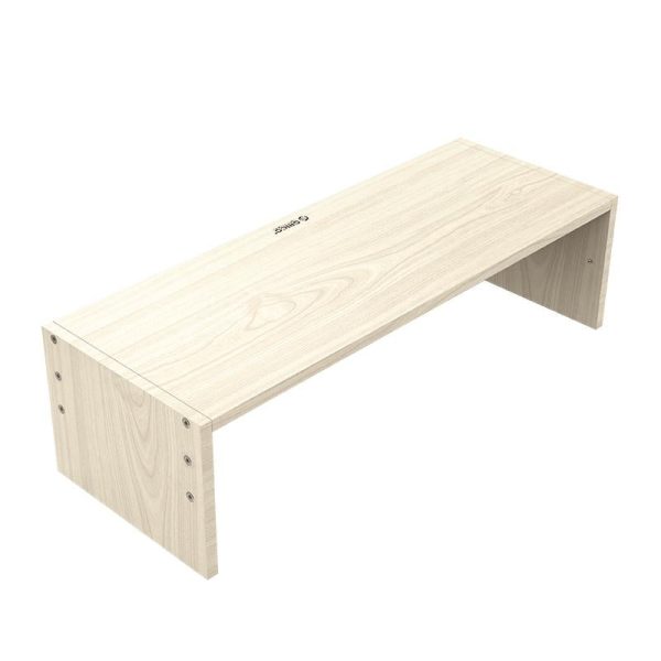 Natural Wood Monitor Stand - Compact Design - Image 5