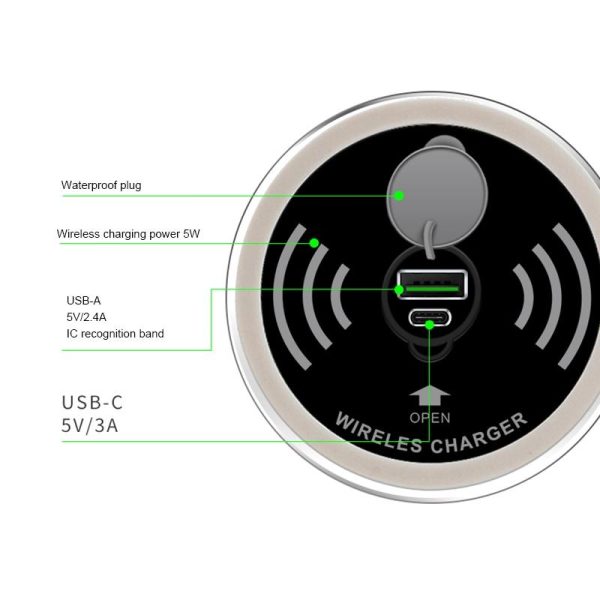 Wireless Charger With Pd+Usb Interface 1.2M Cable - Image 9