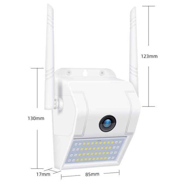 Wireless Wall Light Camera 2Mp Ip66 Waterproof Night Vision Remote Monitoring Voice Intercom Motion Detection 128Gb Memory Card - Image 4