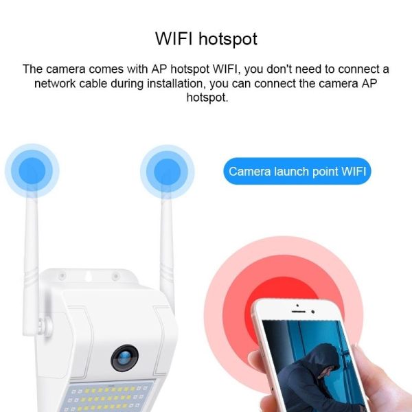Wireless Wall Light Camera 2Mp Ip66 Waterproof Night Vision Remote Monitoring Voice Intercom Motion Detection 128Gb Memory Card - Image 5