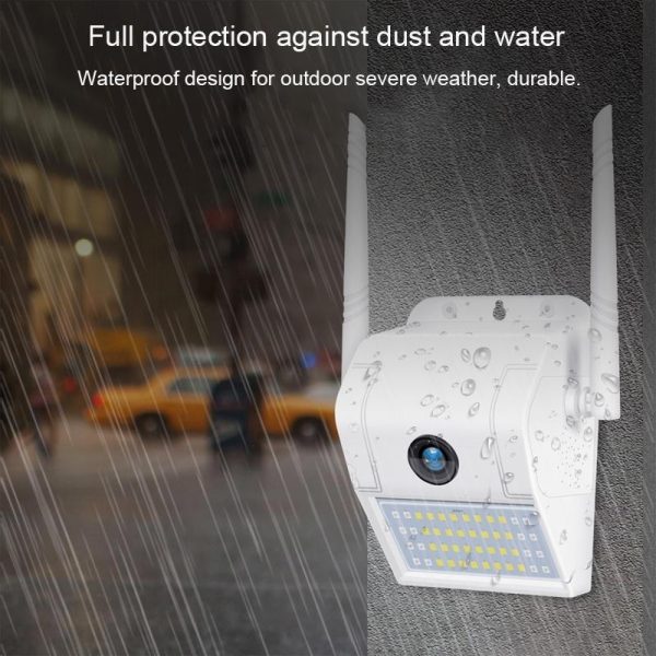 Wireless Wall Light Camera 2Mp Ip66 Waterproof Night Vision Remote Monitoring Voice Intercom Motion Detection 128Gb Memory Card - Image 10