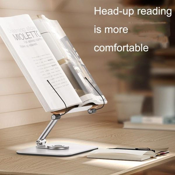 360-degree Rotating Desktop Bookshelf for Tablets - Image 7