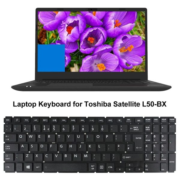 Toshiba L50-bx Laptop Keyboard - Uk Version - Image 6