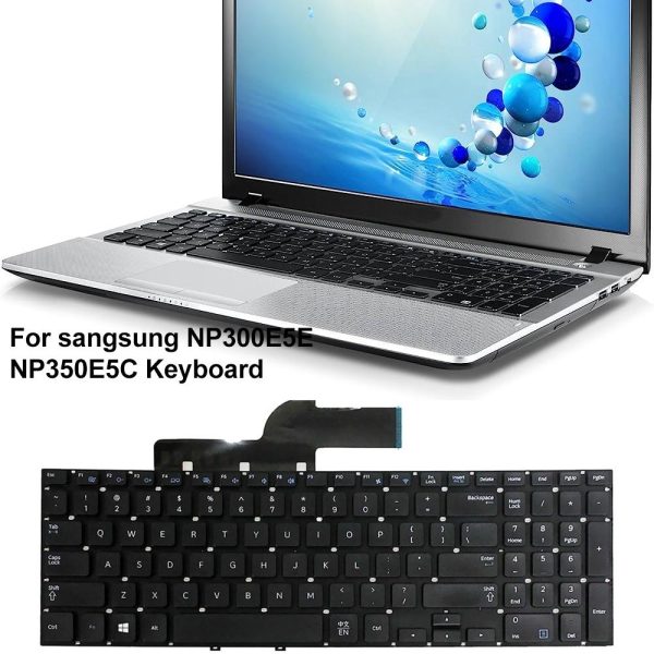 Samsung Laptop Keyboard for Np300e5e / Np350e5c us Version - Image 8