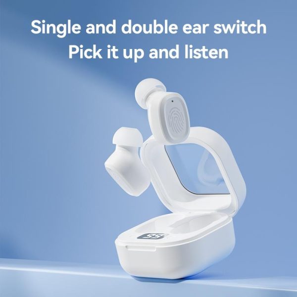 Black Wireless Earphones with Charging Case - Image 7