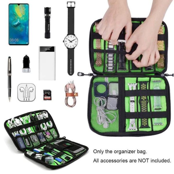 Portable Mobile Phone u Disk Storage Bag - Multifunctional Blue - Image 5