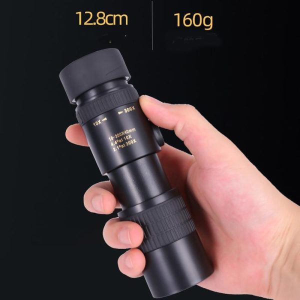 High Definition Monocular Telescope - 10-300X40 Bak4 Prism - Image 7