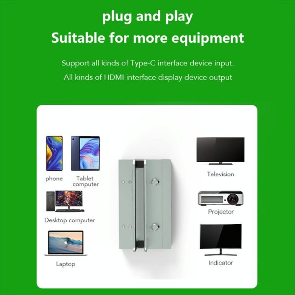 Vertical Laptop Docking Station with 4k / 60hz Type-c Hub - 10-In -1 Without Lan - Image 6