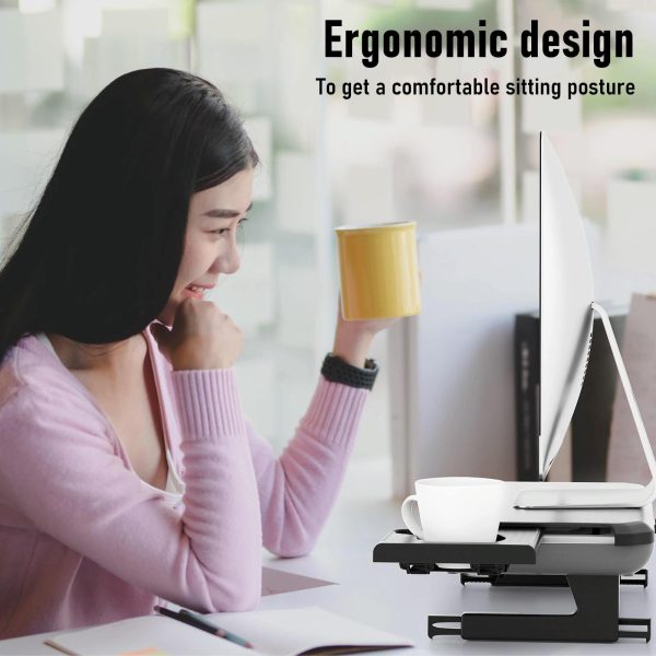 Adjustable Laptop Stand with Storage Drawer - Height Riser - Basic - Image 15