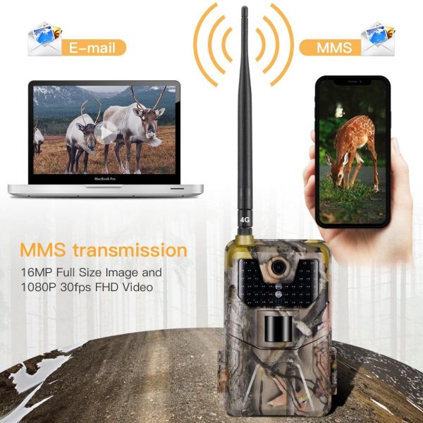 20Mp 2K Wildlife Hunting Trail Camera With Night Vision And 4G Cellular Surveillance - Image 10