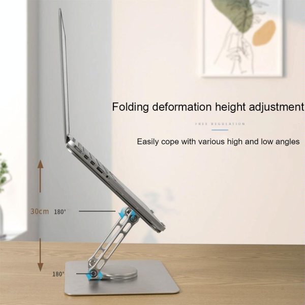 Foldable Rotating Laptop Cooling Stand - Multifunctional - Image 3