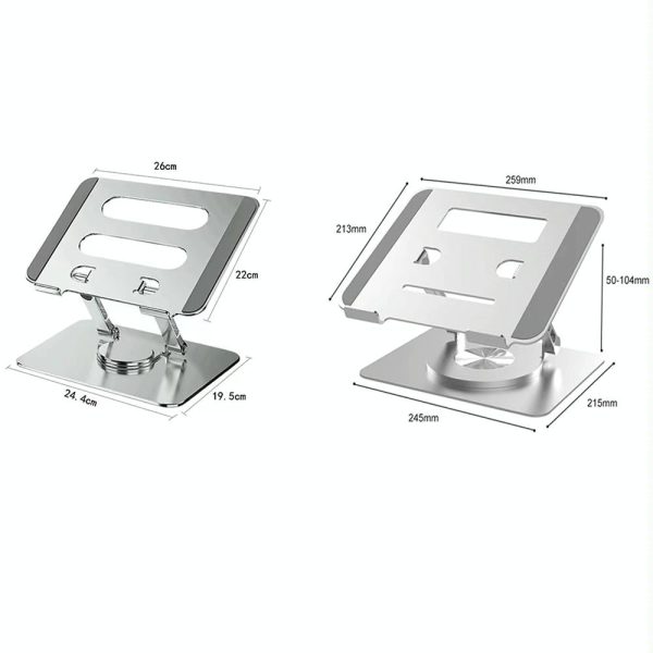 Foldable Rotating Laptop Cooling Stand - Multifunctional - Image 6