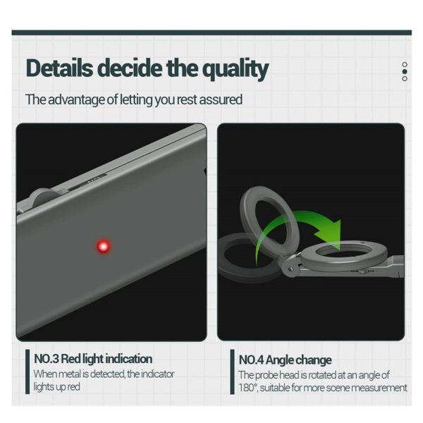 High-precision Handheld Metal Detector for Airport Scanning - Image 6