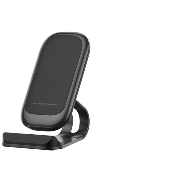 15W Multifunctional Wireless Charger With Stand Black - Image 2