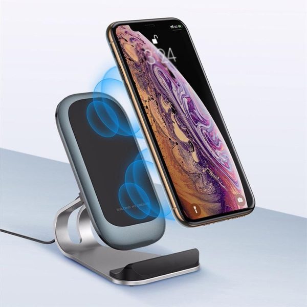 15W Multifunctional Wireless Charger With Stand Black - Image 7