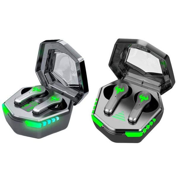 Low Latency Wireless Bluetooth Game Earphones with Colourful Lights - Digital Display - Image 8