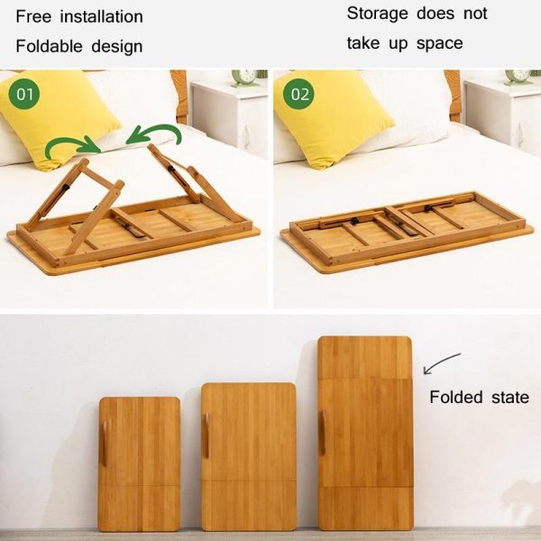 Adjustable Folding Laptop Desk for Dorm or Study - Height and Space Saver - Image 5