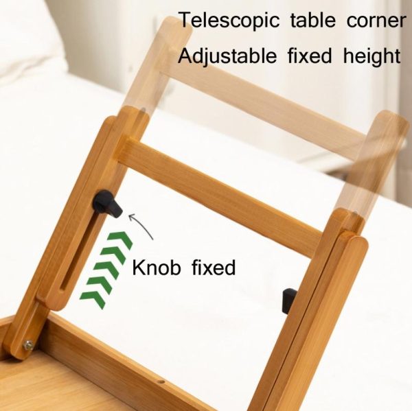 Adjustable Folding Laptop Desk for Dorm or Study - Height and Space Saver - Image 6