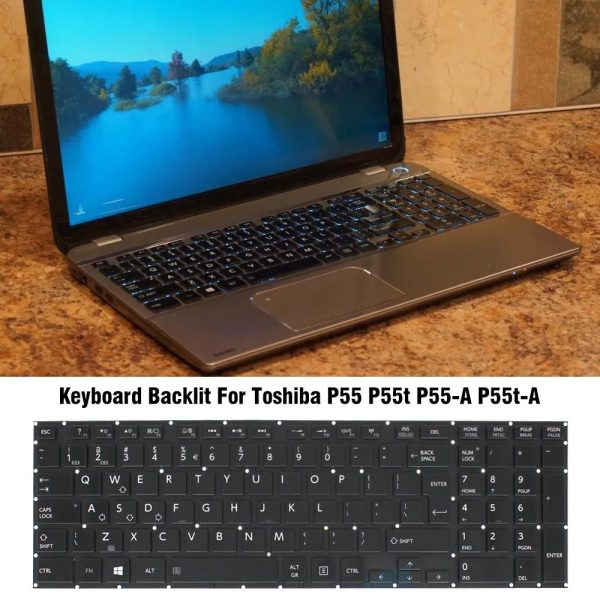 Toshiba P55 / a Laptop Backlight Keyboard - Compatible with P55 / P55t - Image 5