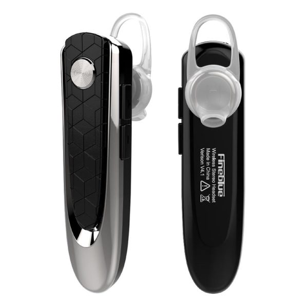 Wireless Bluetooth Earbud for Hands-free Calls and Music - Large Battery - Black - Image 2
