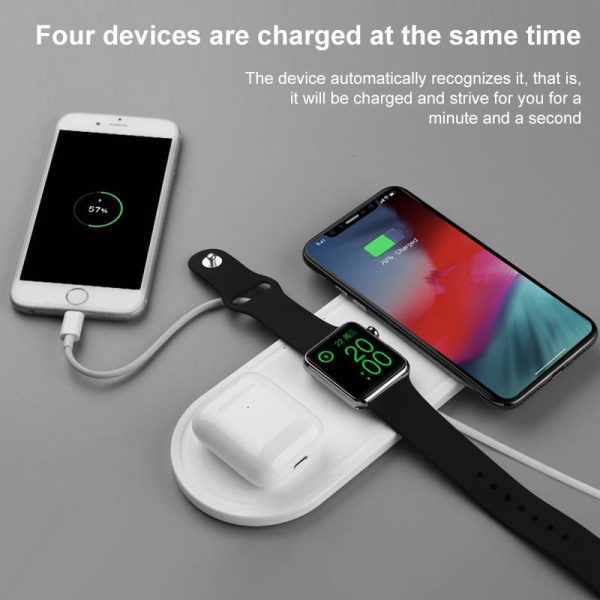3 In 1 10W Wireless Charger For Iphones Iwatch Airpods - Image 8