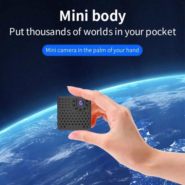 1080P Hd Wifi Mini Security Camera With Wide Angle Motion Detection Night Vision & Tf Card Support - Image 10
