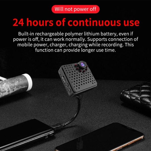 1080P Hd Wifi Mini Security Camera With Wide Angle Motion Detection Night Vision & Tf Card Support - Image 13