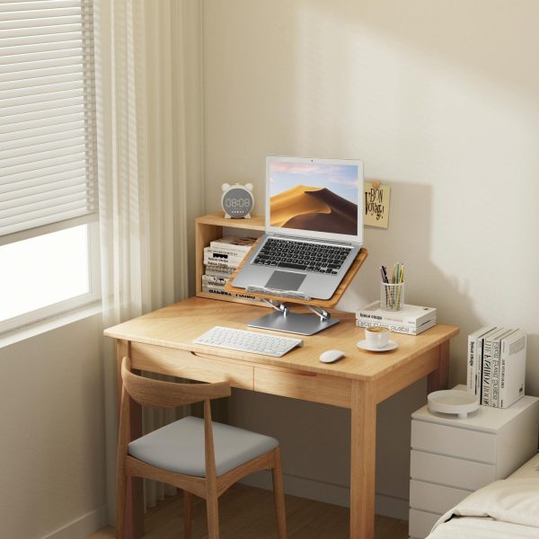 Adjustable Folding Laptop Stand with Cooling Fan - Portable Tablet Holder - Image 6
