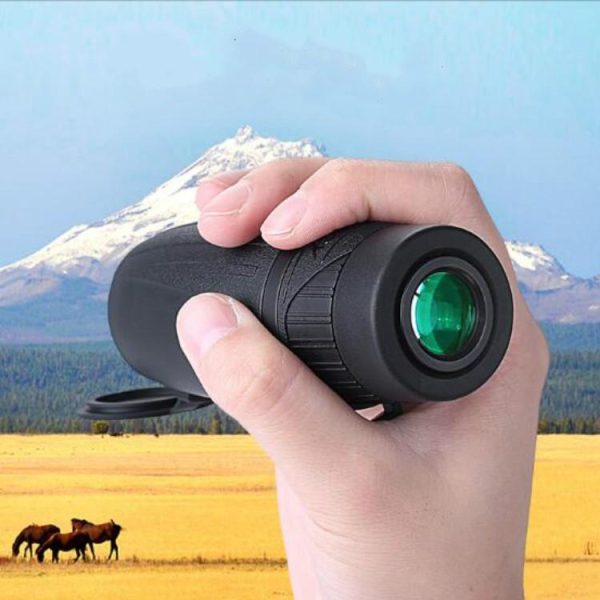 Portable Monocular Binoculars With Low-Light Night Vision - 8X25 - Image 4
