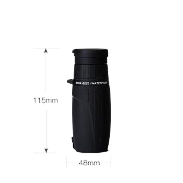 Portable Monocular Binoculars With Low-Light Night Vision - 8X25 - Image 5