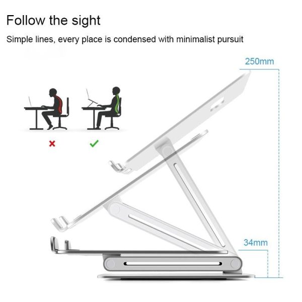 Lightweight Laptop Stand - Aluminum Alloy - Image 4