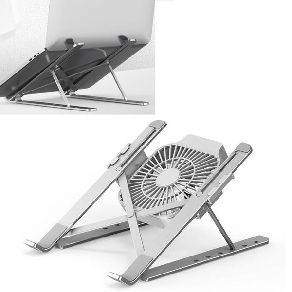 Adjustable Laptop Stand - Portable Folding Heat Dissipation Desktop Holder - Image 2